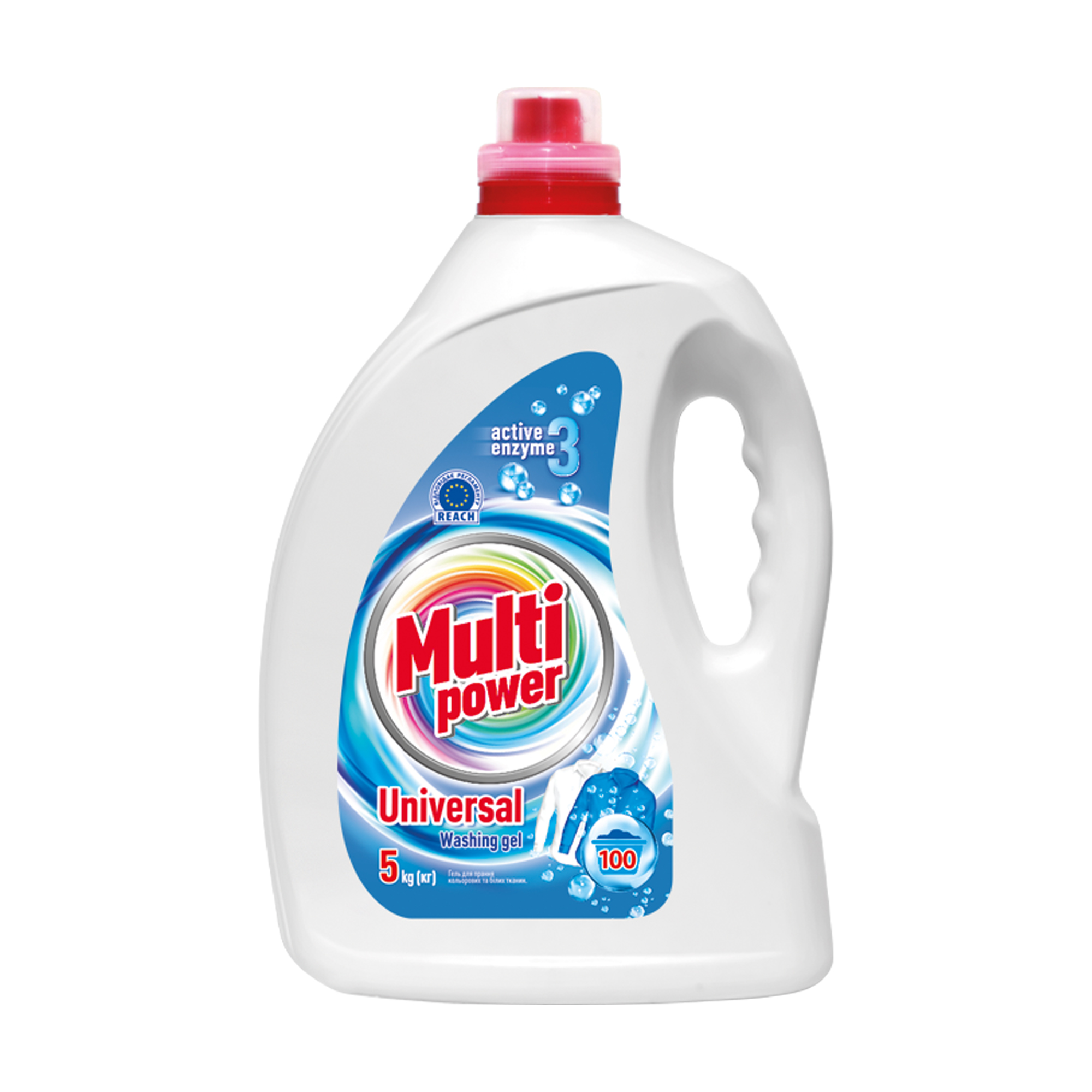 Гель для прання Sama Multi Power Universal Washing Gel 100 циклів прання, 5 кг